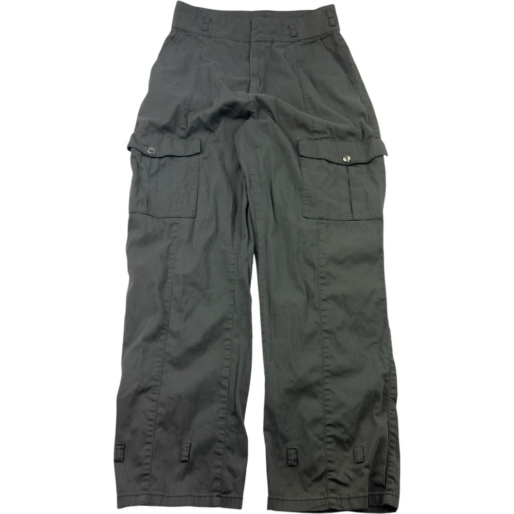 Gestuz Green NeenaGZ HW Cargo Cotton Pants Women's Size 40